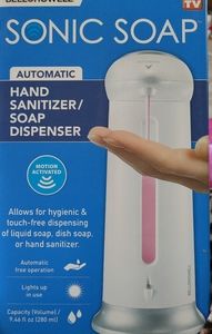 Bell Howell Automatic Hand Sanitizer/Soap Dispenser NEW